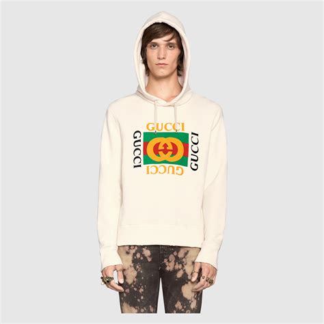 gucci gg-logo hooded cotton sweatshirt|Gucci inspired sweatshirt.